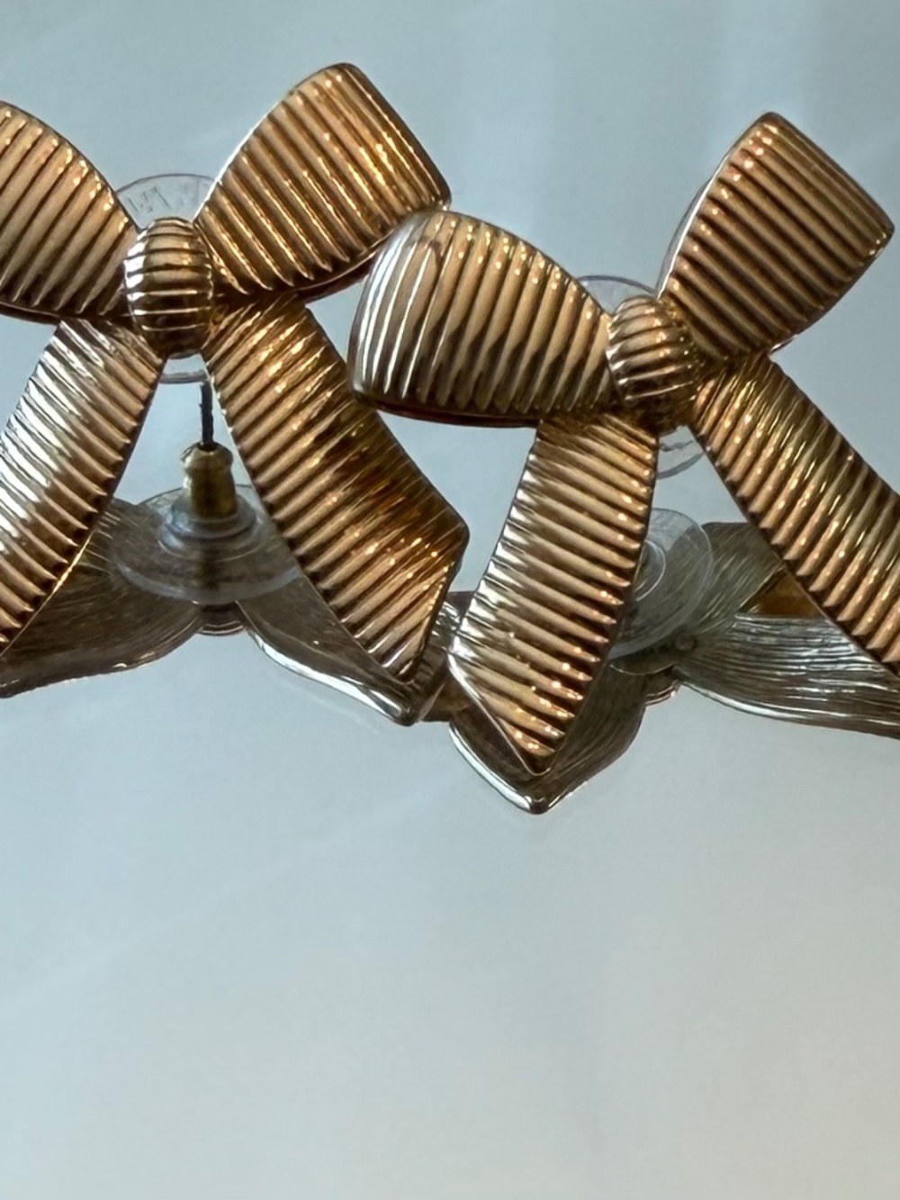 BaubleBar Gold Bow Earrings - Picture 3 of 6